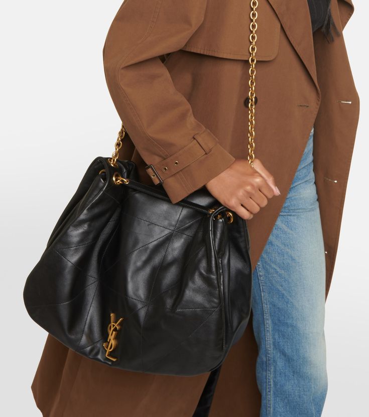 Yves Saint Laurent (YSL)Louis Vuitton (LV) SAINT LAURENT Chain Leather Shoulder Bag