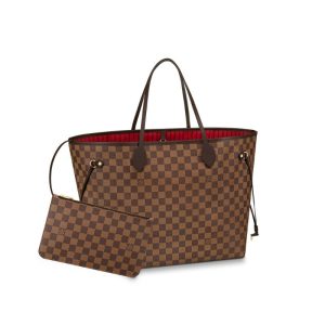 Louis Vuitton (LV) Damier Ebene Canvas Neverfull GM N41357
