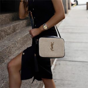 Saint Laurent Lou Medium Yves Saint Laurent (YSL)Louis Vuitton (LV) Monogram Raffia Camera Bag