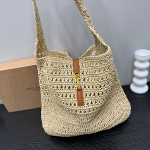 Yves Saint Laurent (YSL)Louis Vuitton (LV) SAINT LAURENT Raffia Tote Bag 30x32cm