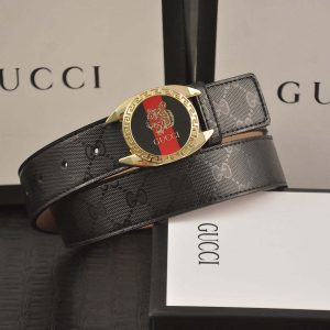 2 Colors  printed letter leather belt