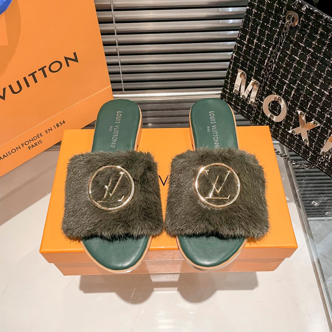Fur Lock It Sandals - Image 14