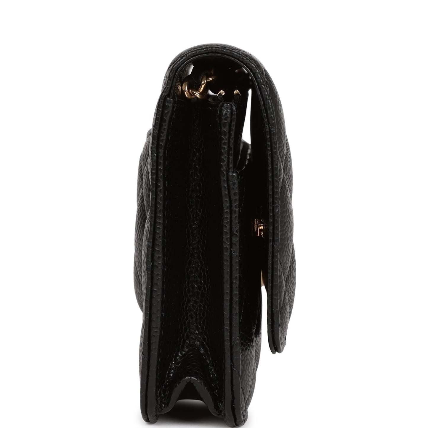 Chanel Wallet on Chain WOC Black Caviar Gold Hardware - Image 2