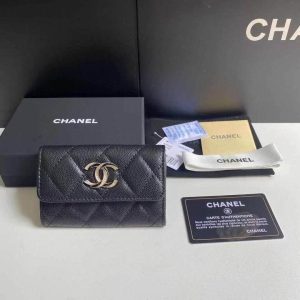 Chanel 19X3X12cm 092724 YG 3colour wallet