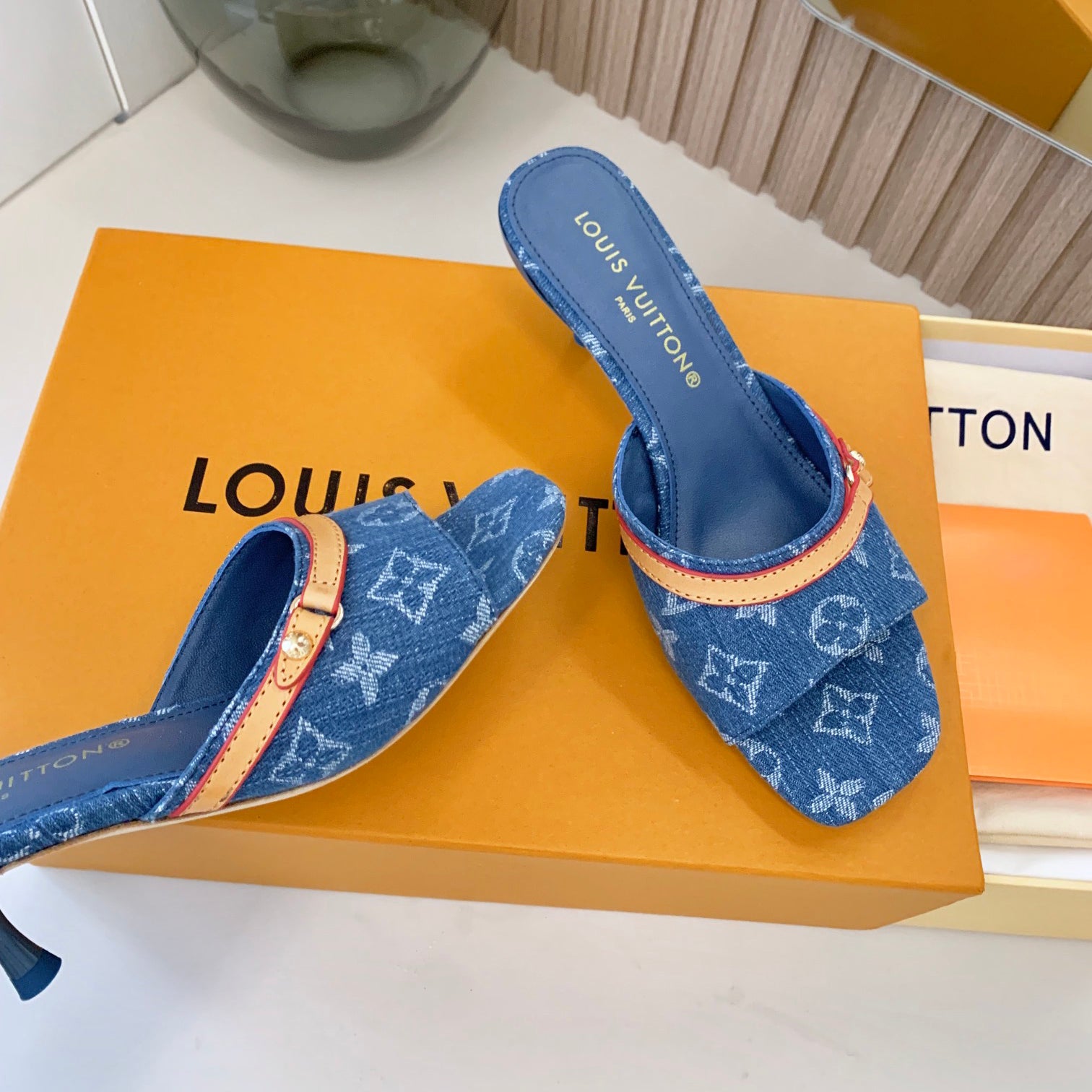 New Monogram Heel Sandals - Image 5