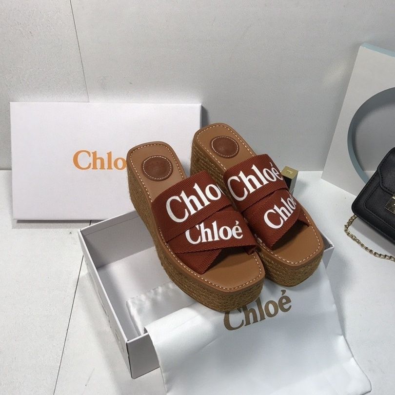 Canvas Woody Platform Sandals - Image 7