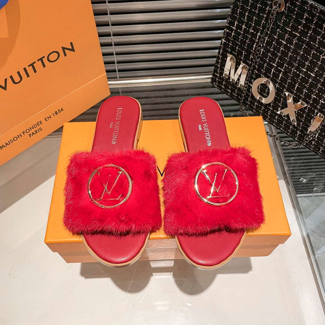 Fur Lock It Sandals - Image 8