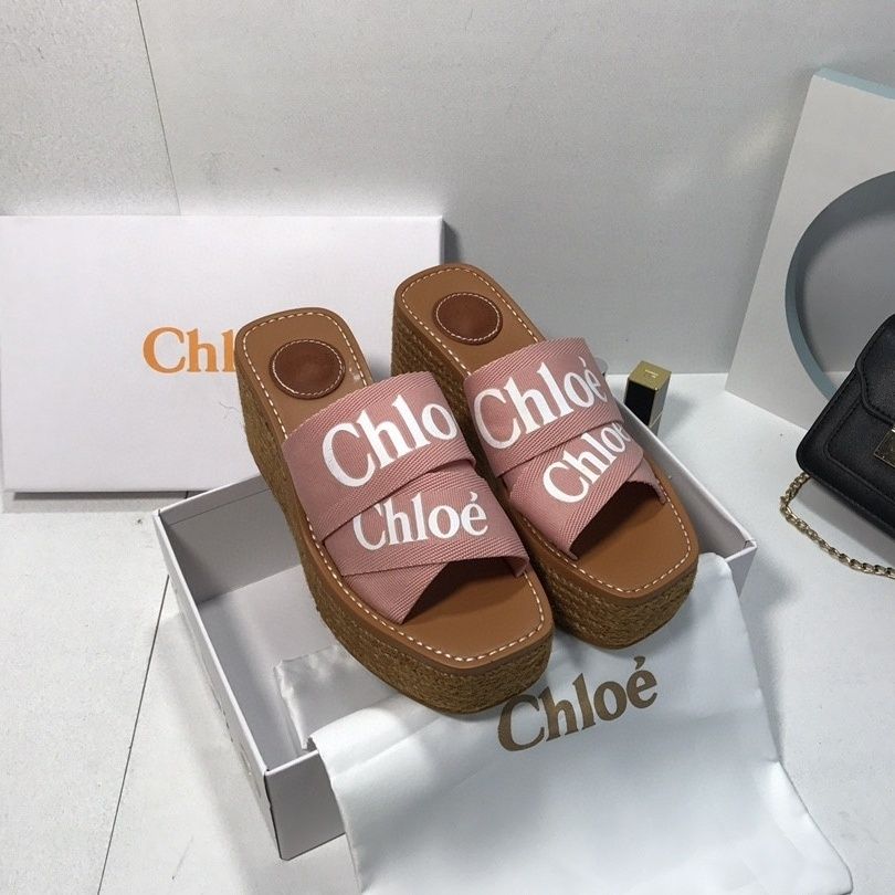 Canvas Woody Platform Sandals - Image 8