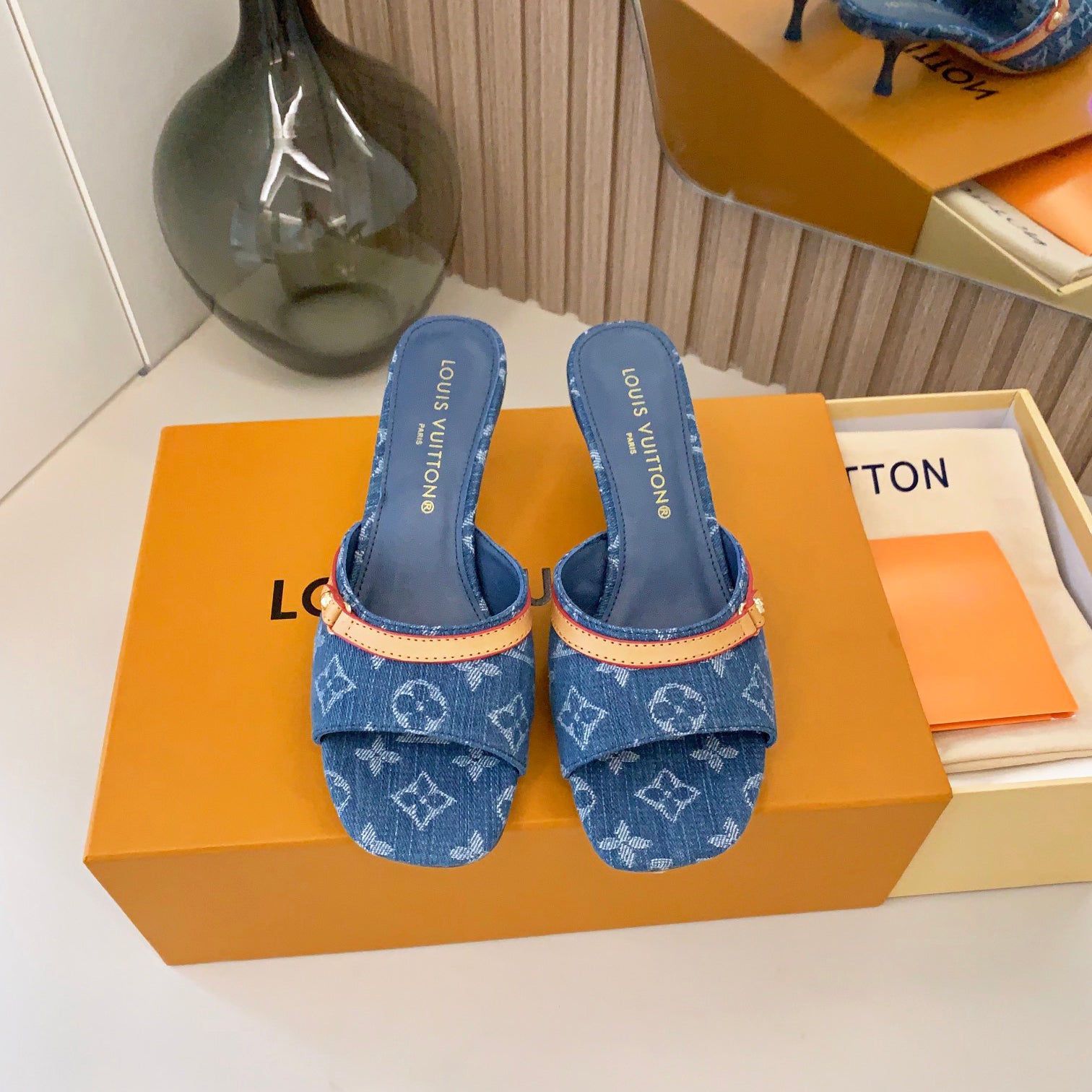 New Monogram Heel Sandals - Image 4