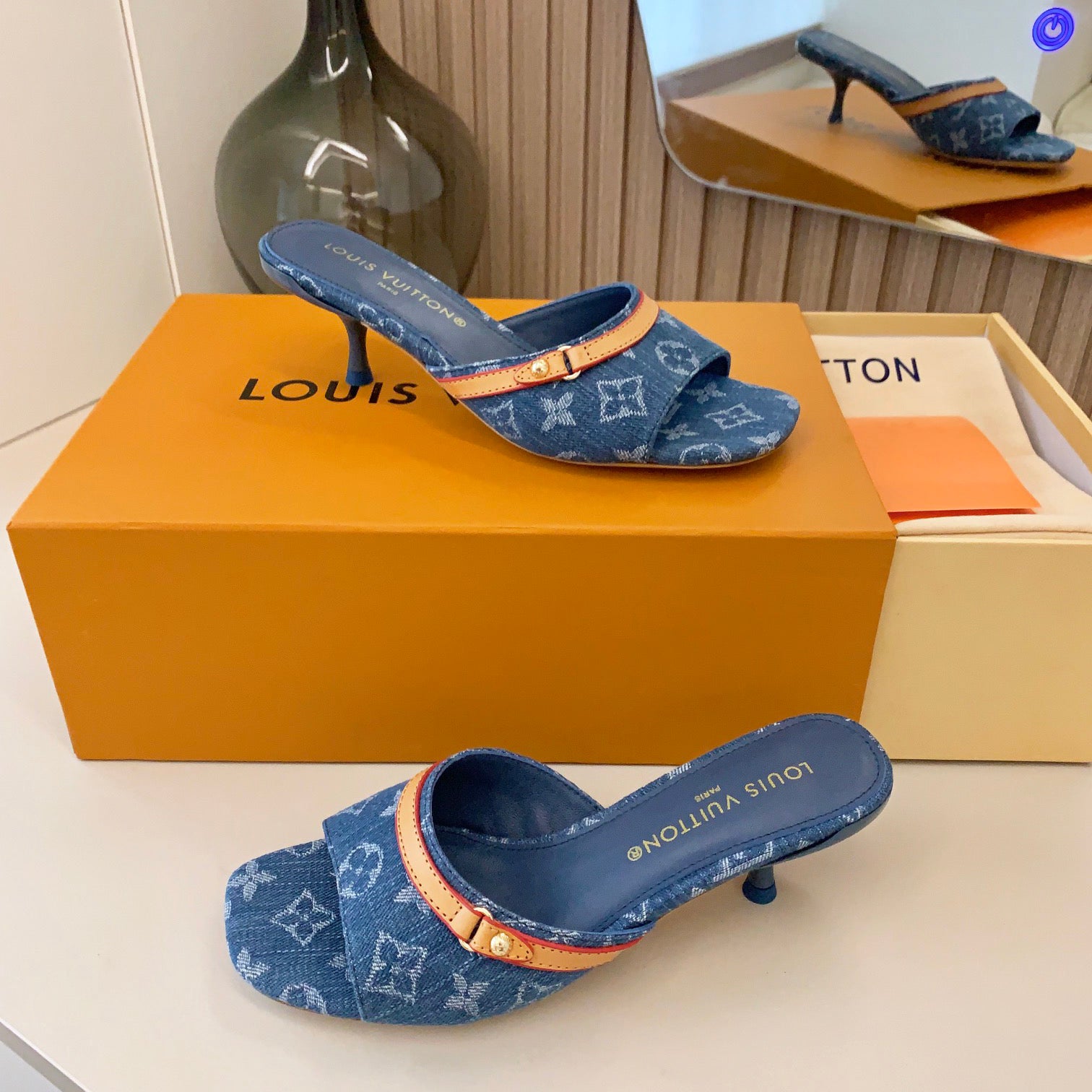 New Monogram Heel Sandals - Image 6