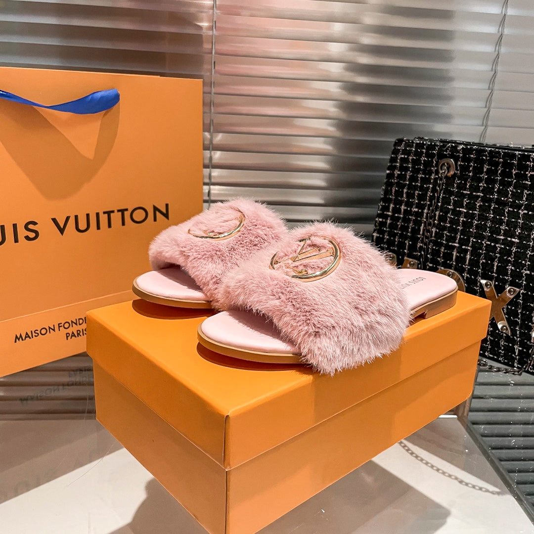 Fur Lock It Sandals - Image 3