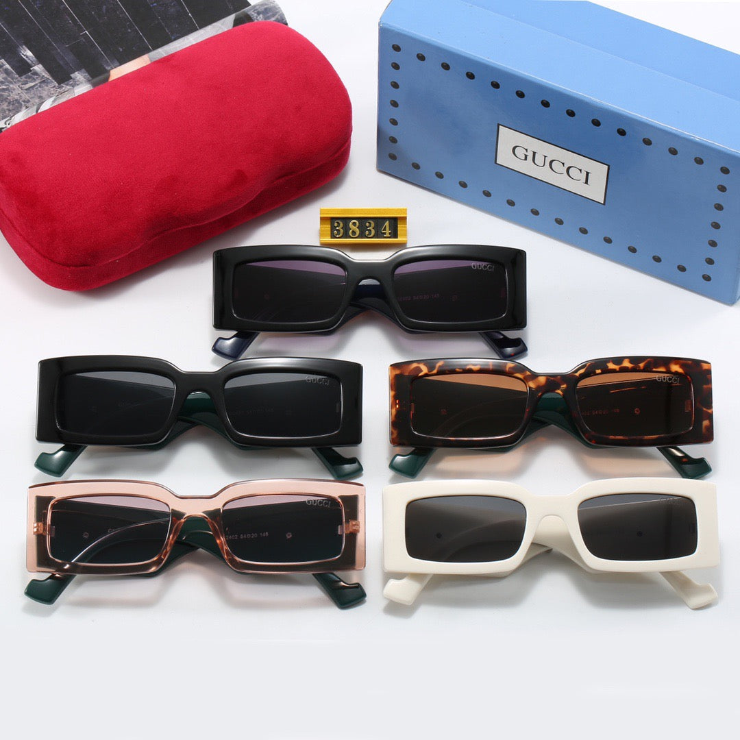 New Cat-Eye Square Frame Sunglasses 3834 - Image 2