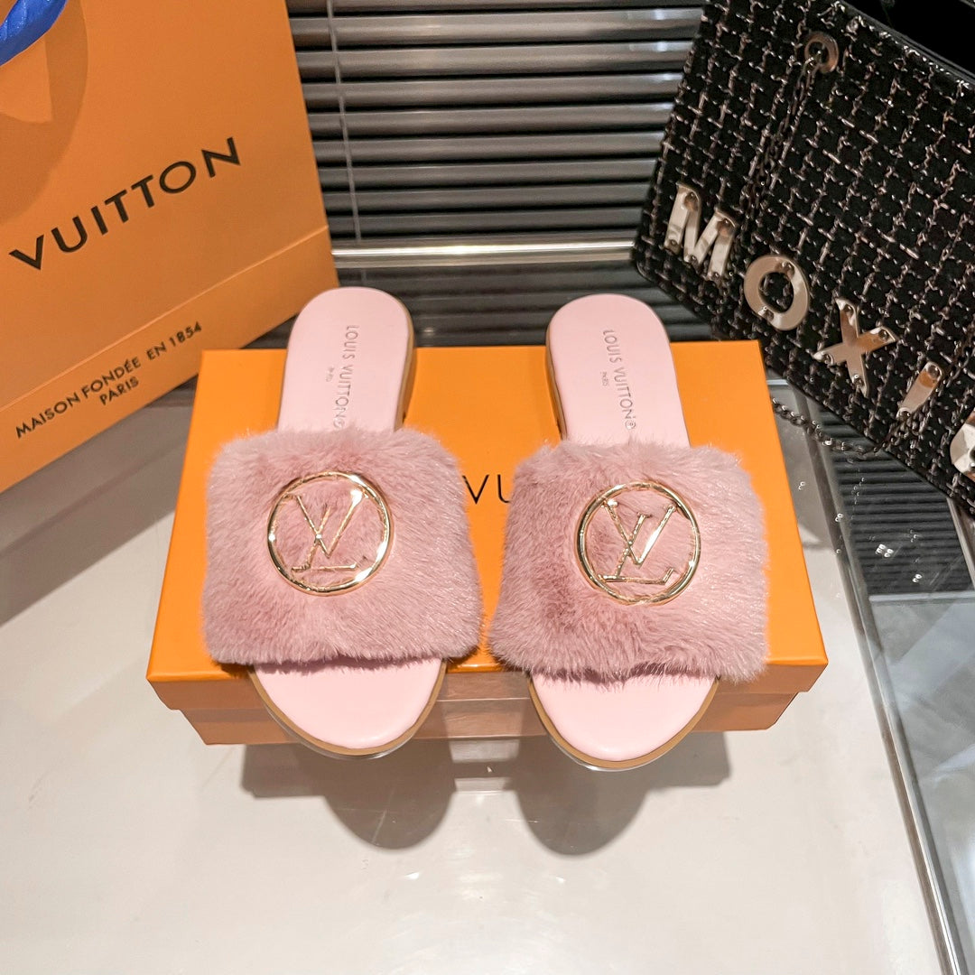 Fur Lock It Sandals - Image 2