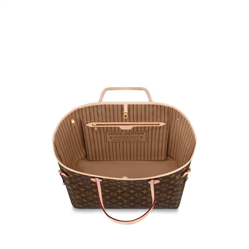 Louis Vuitton (LV) Monogram Canvas Neverfull GM M40990 Beige - Image 3