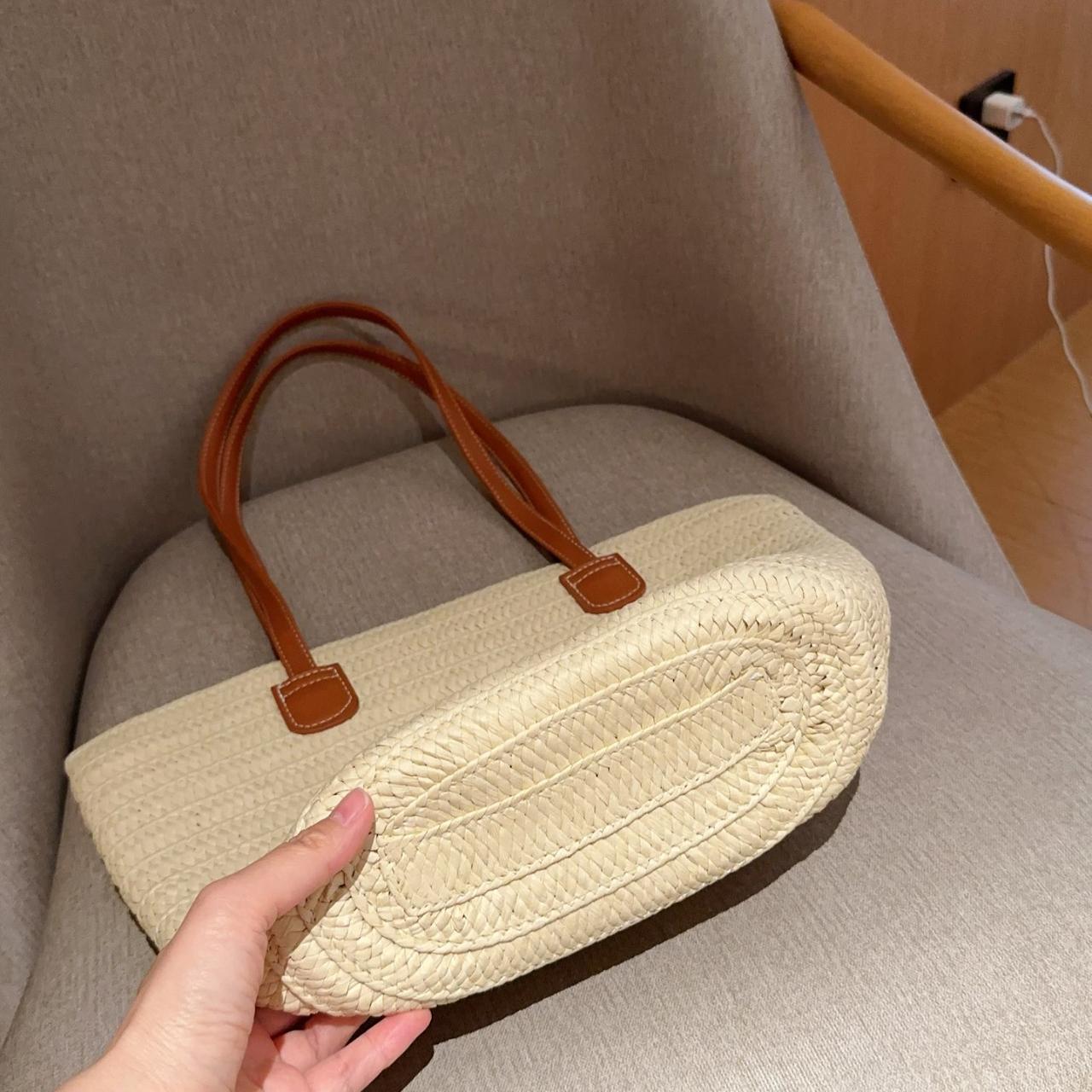 SAINT LAURENT Yves Saint Laurent (YSL)l straw basket tote bag Tote - Image 6