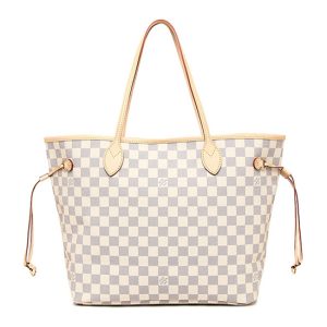 Louis Vuitton (LV) N51108 Neverfull GM Shoulder Bag Damier Azur Canvas
