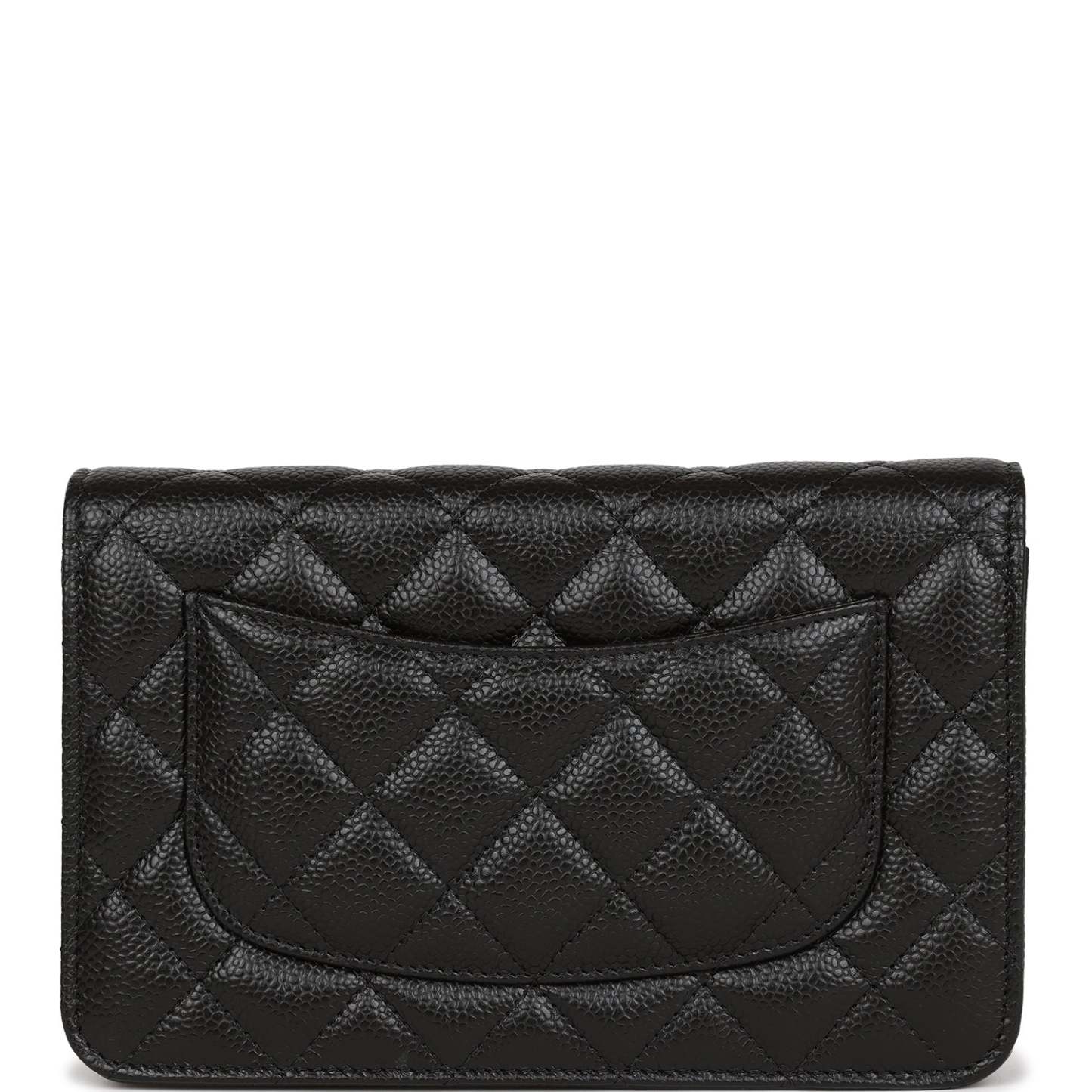 Chanel Wallet on Chain WOC Black Caviar Gold Hardware - Image 3