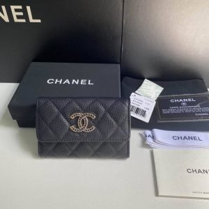 Chanel 11cm 092707 YG 2colour wallet