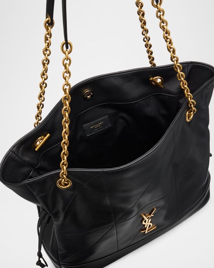 Yves Saint Laurent (YSL)Louis Vuitton (LV) SAINT LAURENT Chain Leather Shoulder Bag - Image 3