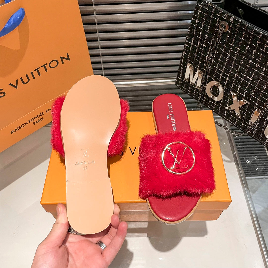 Fur Lock It Sandals - Image 9