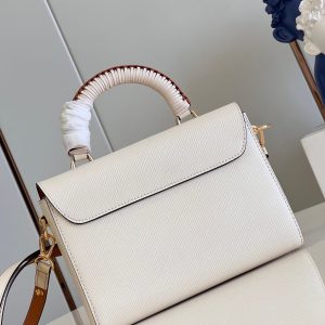 Louis Vuitton Twist MM Epi Bag White Quartz - 23 x 17 x 9.5 cm