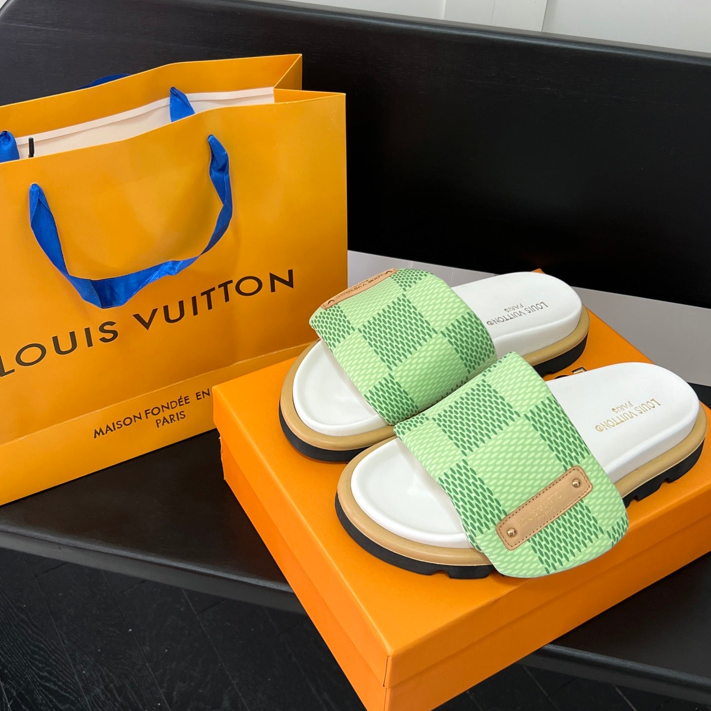 Couple's Checkerboard Sandals - Image 7