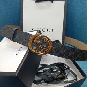 3 Colors  Dioruble G Black Leather Belt