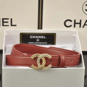 4 Colors fashion Dioruble C half rhinestone belt