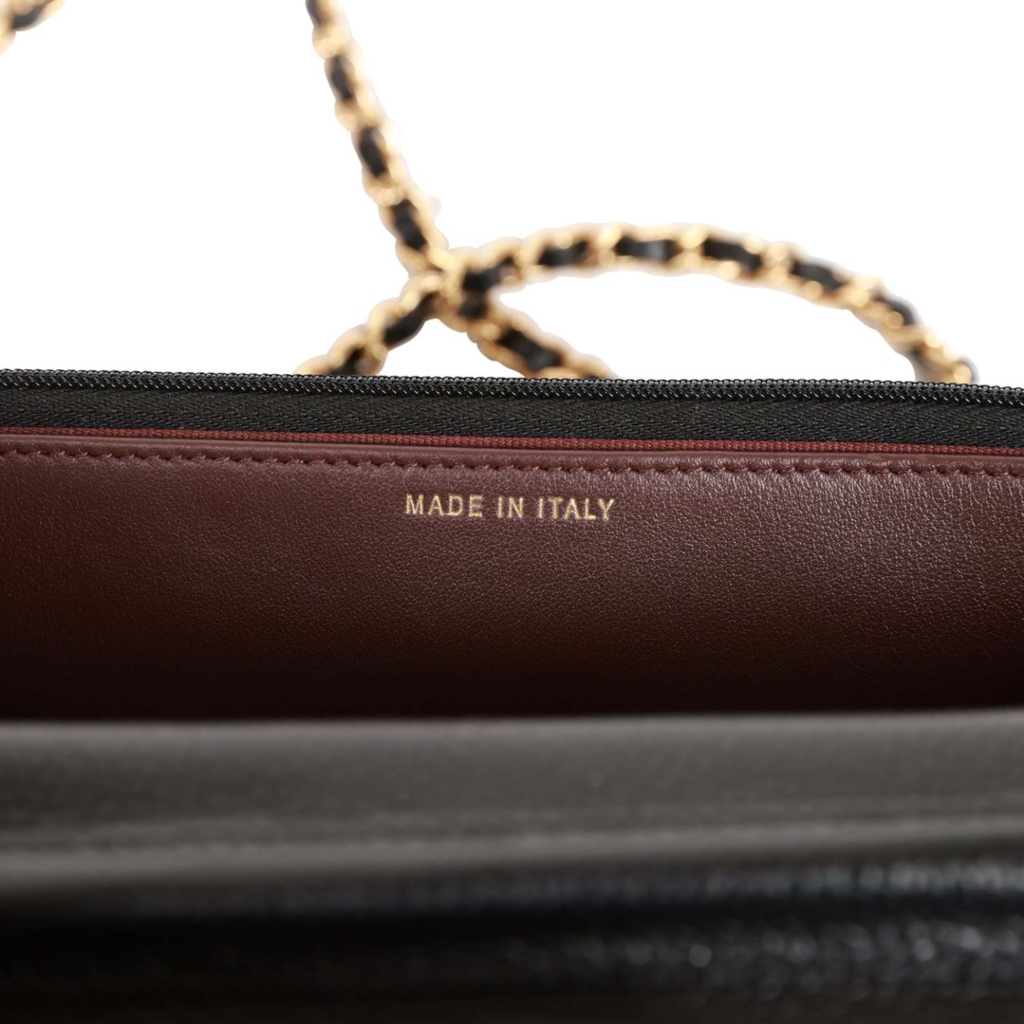 Chanel Wallet on Chain WOC Black Caviar Gold Hardware - Image 10