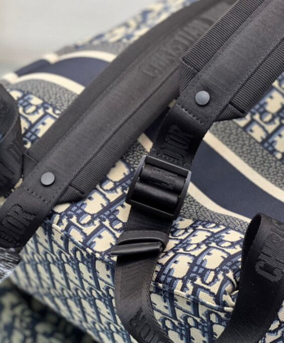 Dior Dtravel Backpack Dark Blue - Image 6