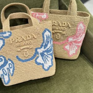 Prada Raffia Bag Handbag Bag