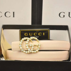 6 Colors fashion Dioruble C pearl rhinestone belt