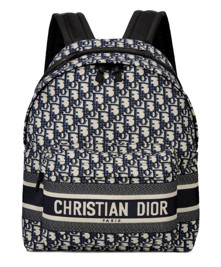 Dior Dtravel Backpack Dark Blue - Image 3