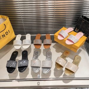 Full Diamond Flat Slippers