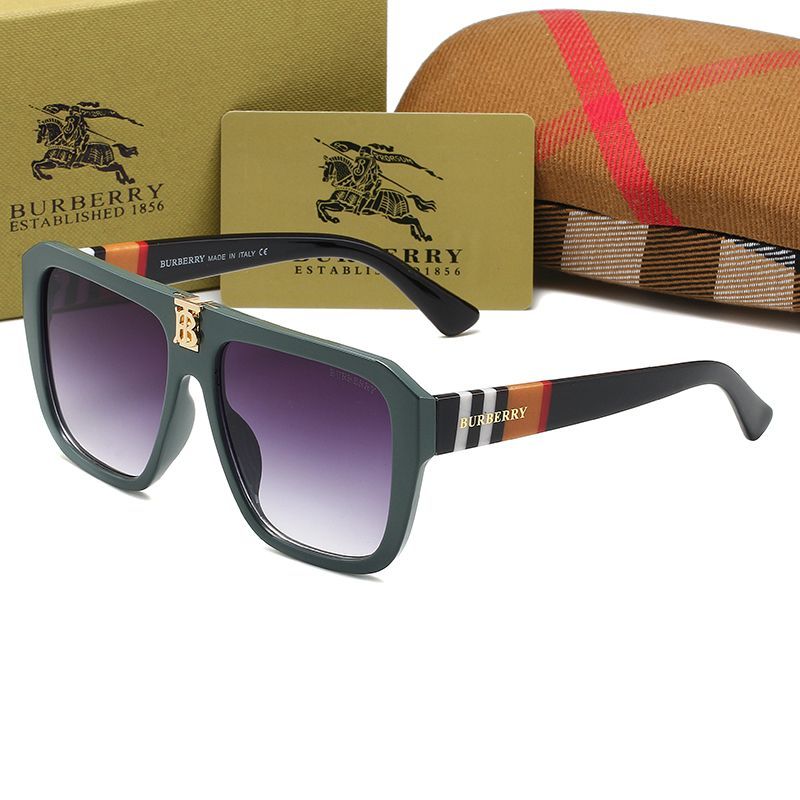 Fashion Unisex Plaid Frame Sunglasses - Image 4