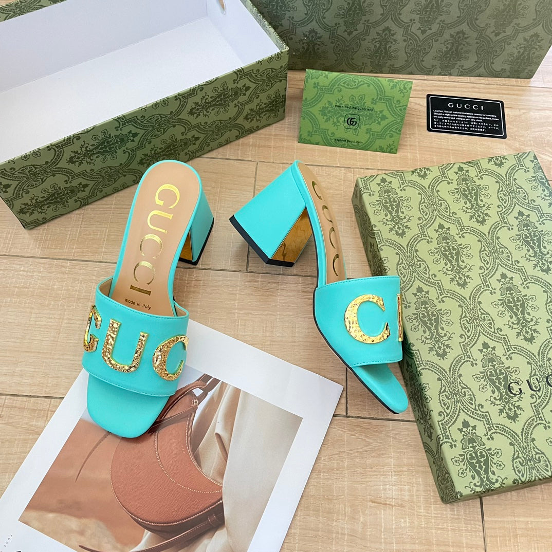 Retro Block Heel Sandals - Image 2