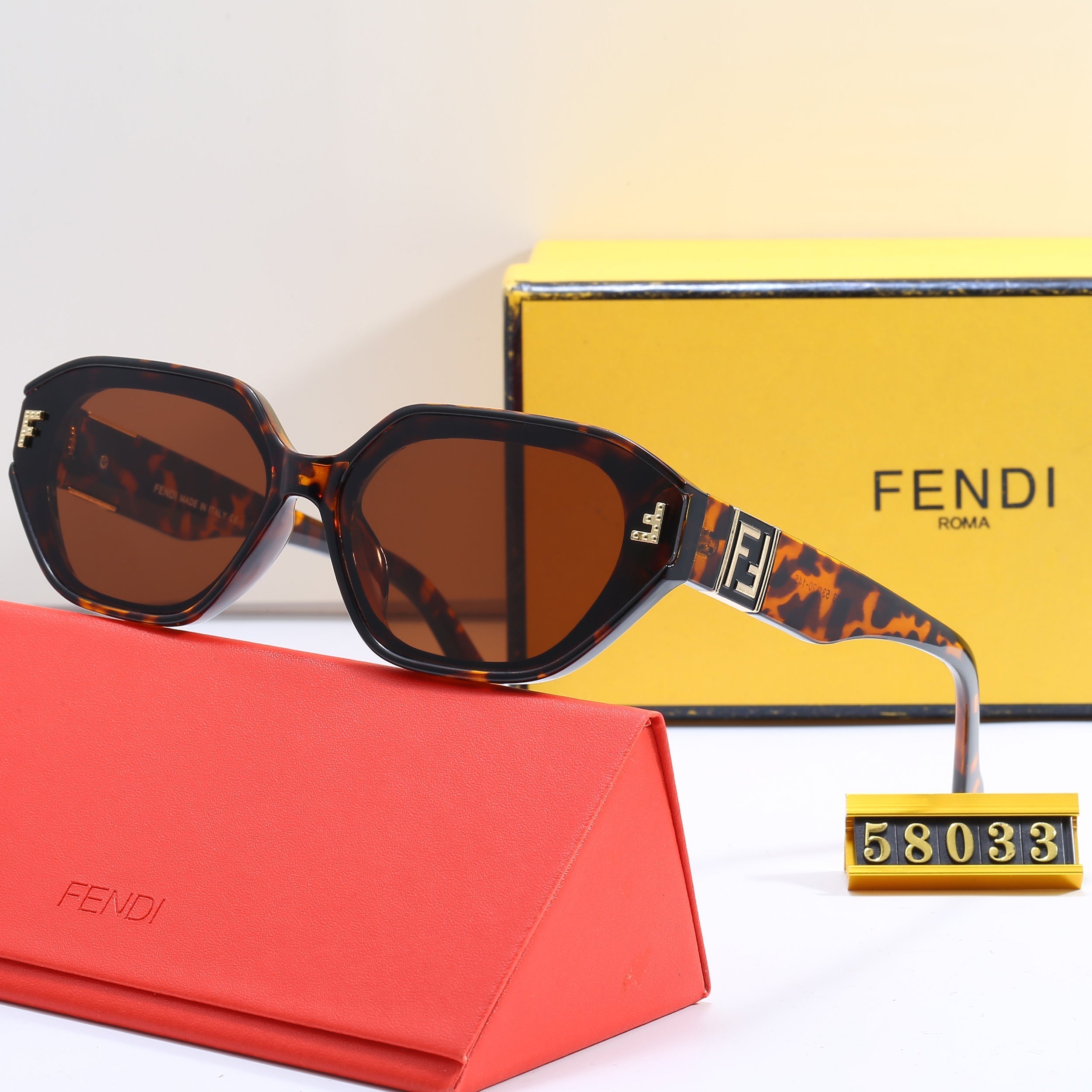 Hexagonal Cat Eye Sunglasses 58033 - Image 4