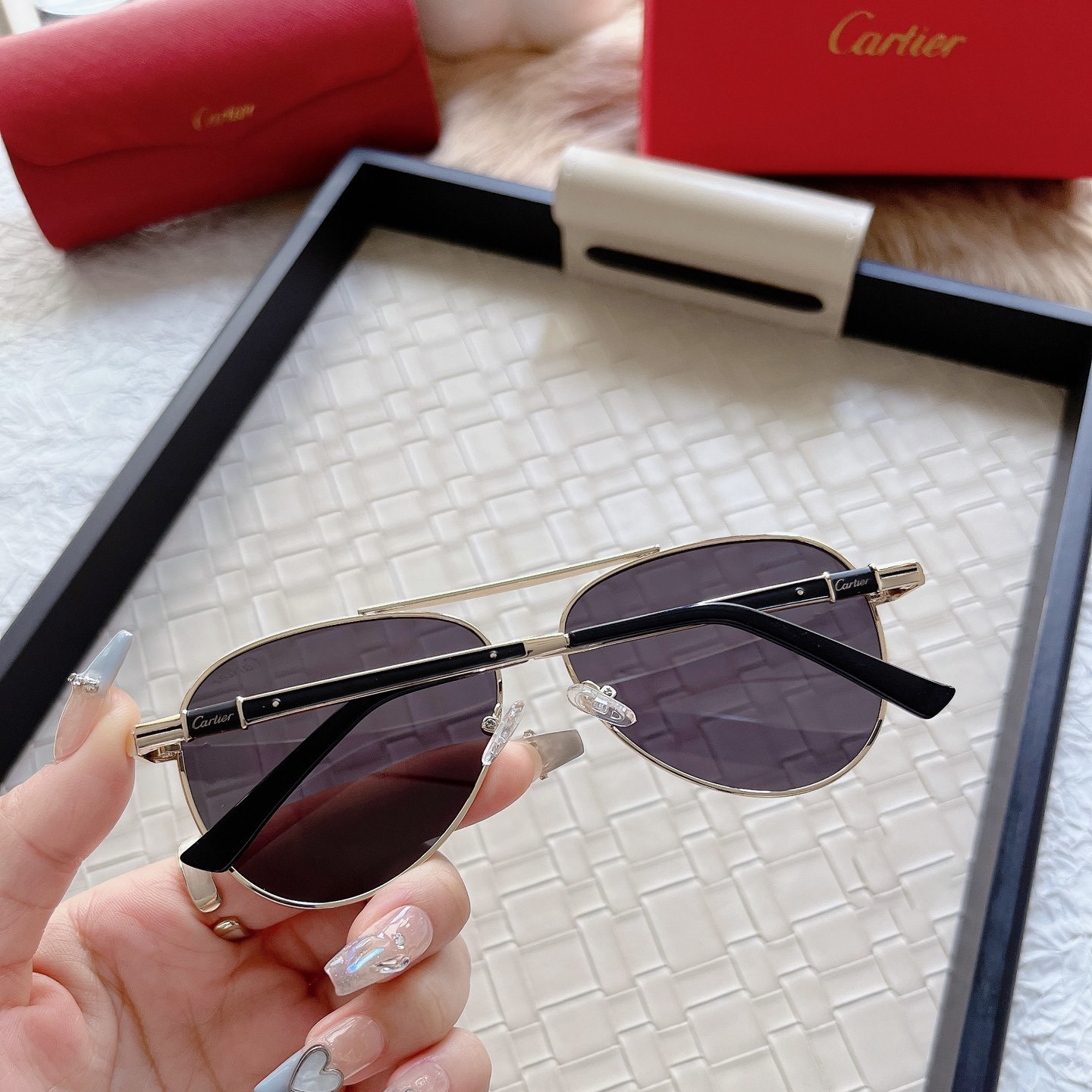 Fashion hot 3 color sunglasses 0648 - Image 6