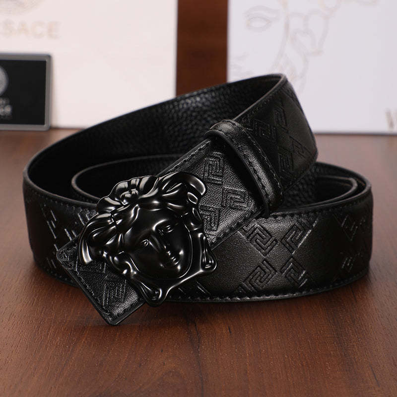 Medusa Leather Belt - Image 3
