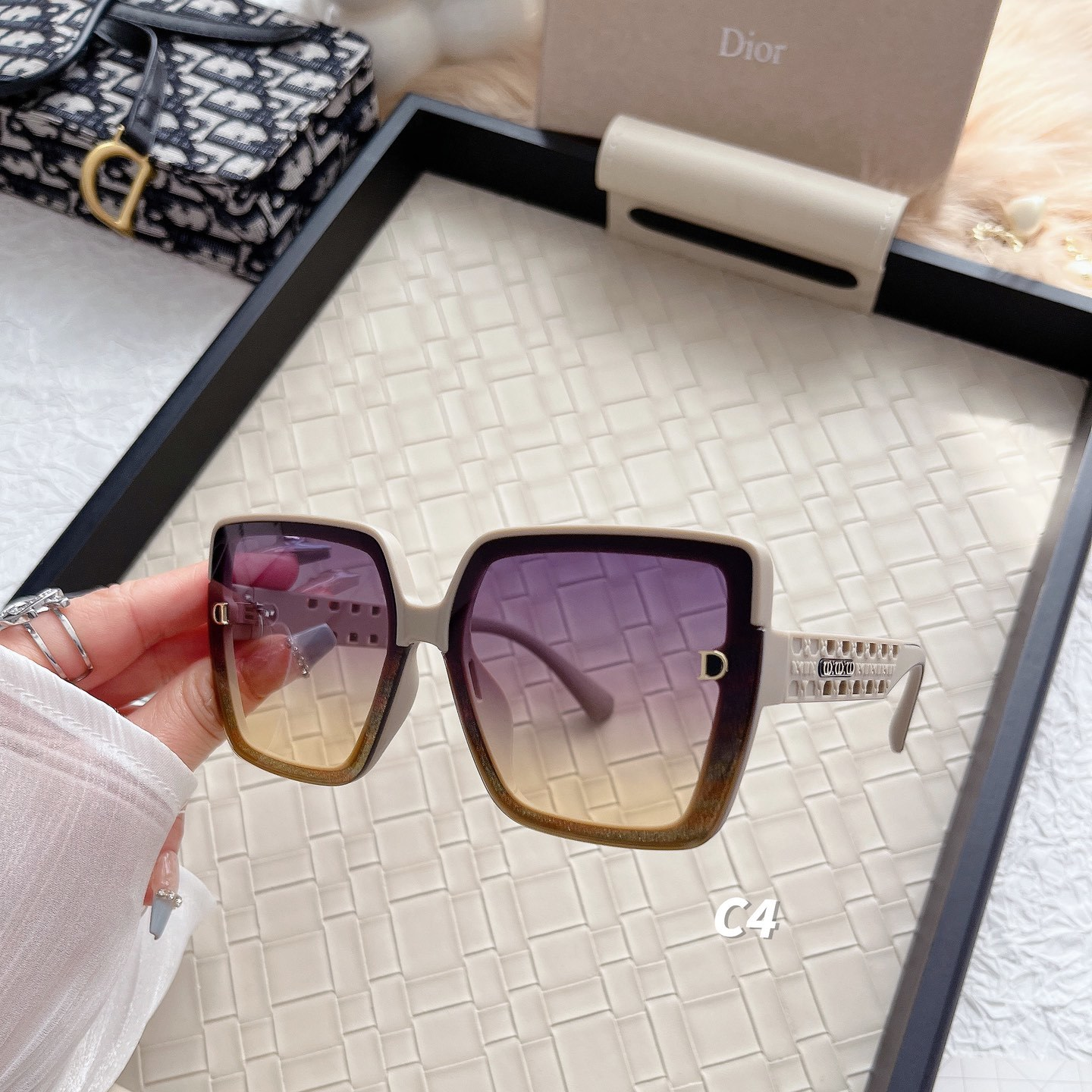 Fashion hot 4 color sunglasses 5910 - Image 3