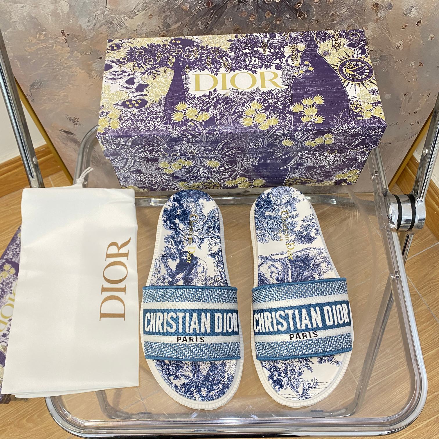 Jacquard Pattern Slippers - Image 10