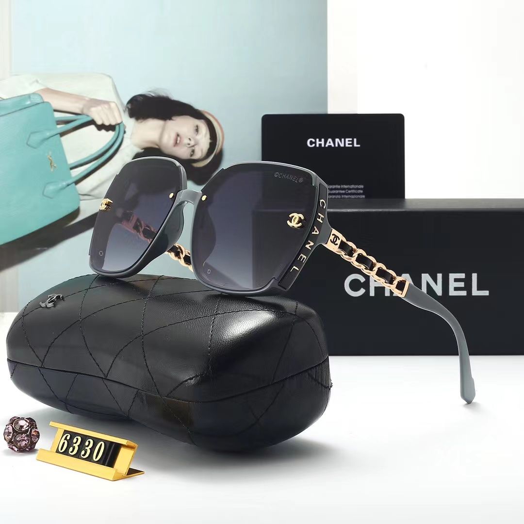 Women's Fashion Full Frame Letter Sunglasses 6330 - Image 3