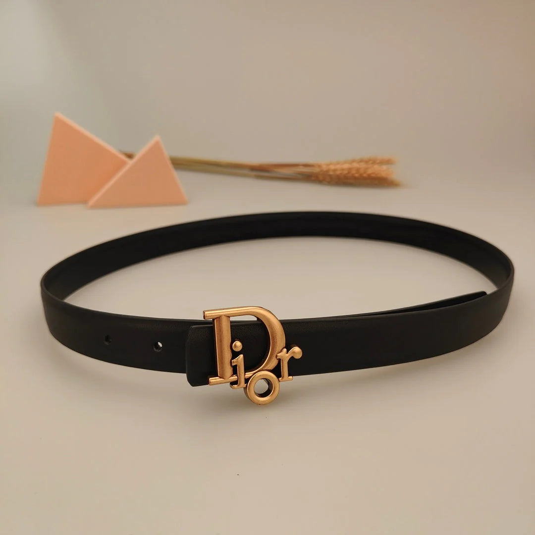 7 Colors Classic Alphabet Buckle Ladies Leather Belt - Image 10