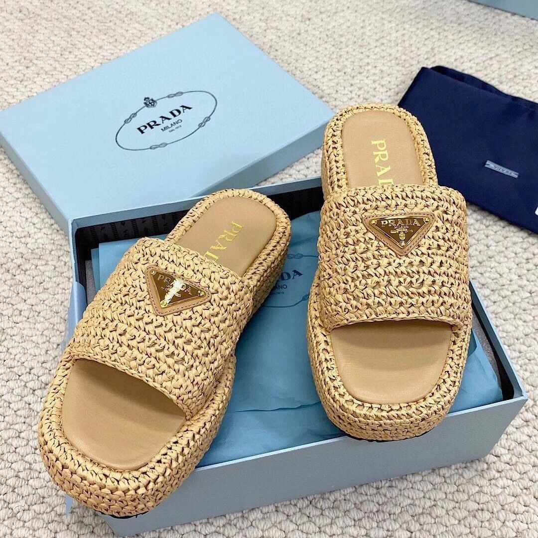 Woven Triangle Logo Slippers - Image 11