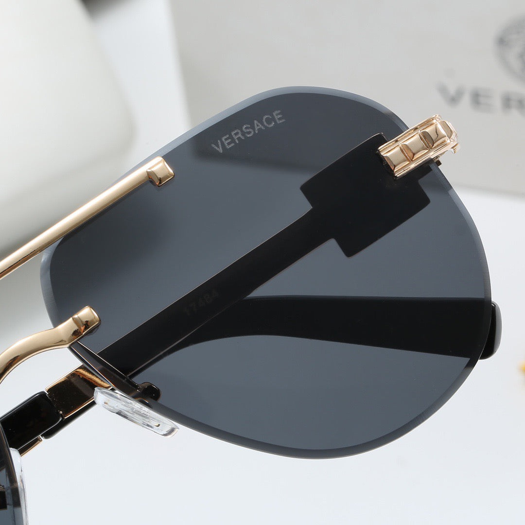 Metal aviator sunglasses 4023 - Image 10