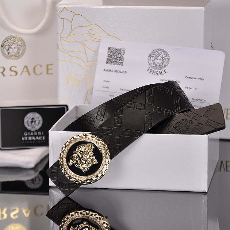 Medusa Leather Belt - Image 3