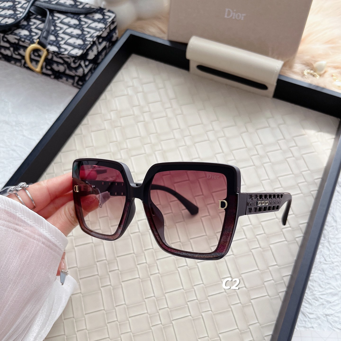 Fashion hot 4 color sunglasses 5910 - Image 6