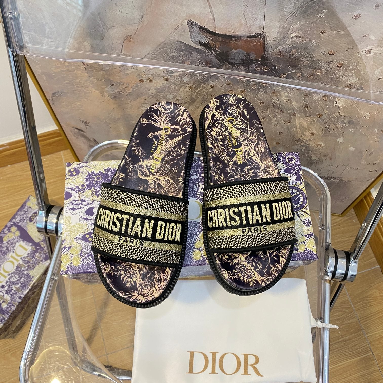 Jacquard Pattern Slippers - Image 11