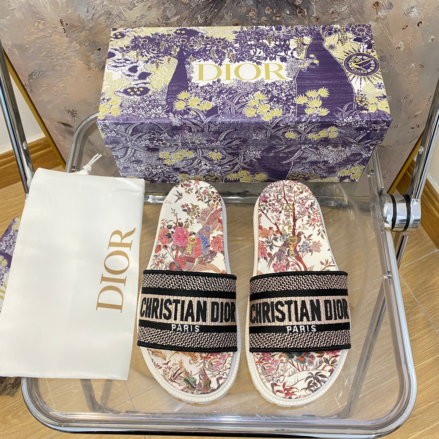 Jacquard Pattern Slippers - Image 12
