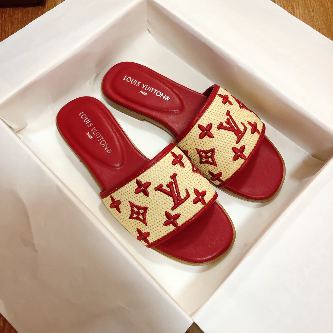 Woven Embroidered Slippers - Image 3